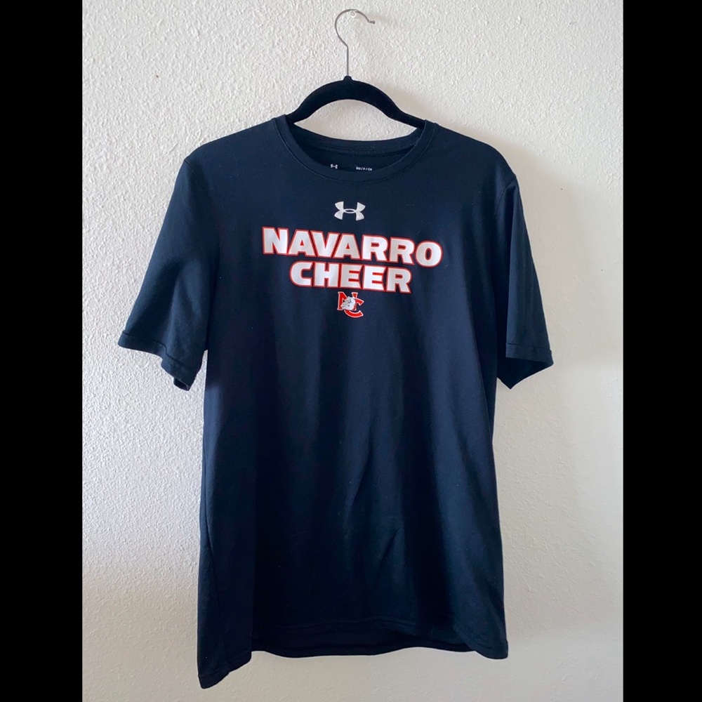 ‘Navarro Cheer Netflix’ Tee • Brand: Under Armour • Size: S/M •
